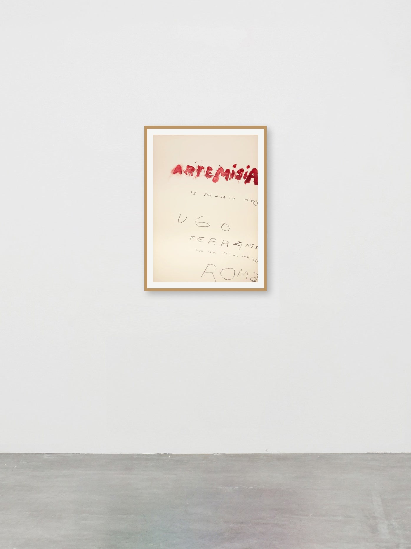 Cy Twombly, Exhibition Poster, 1980