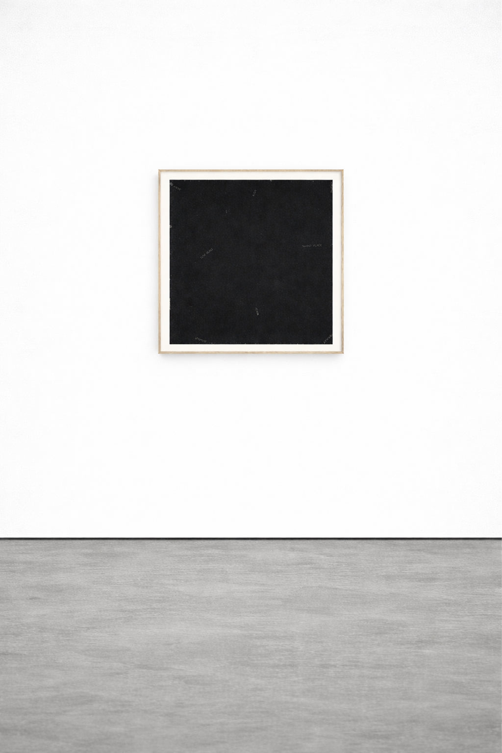 Robert Barry, Untitled (Black), 1990