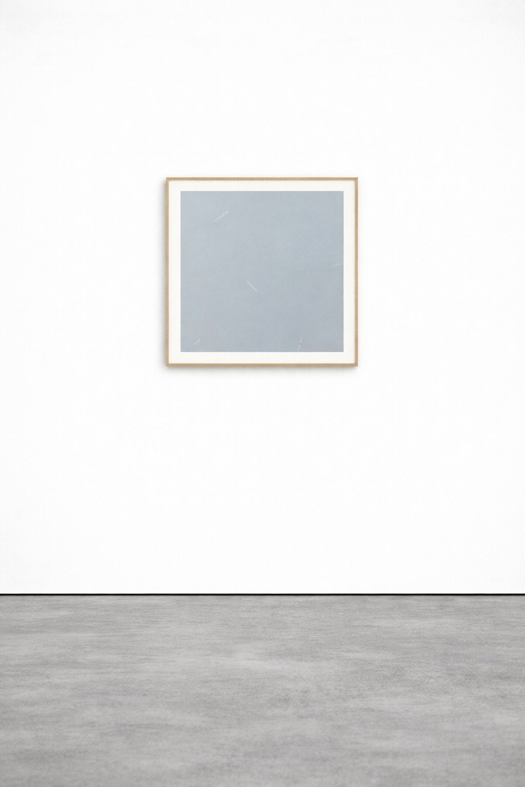 Robert Barry, Untitled (Grey), 1990
