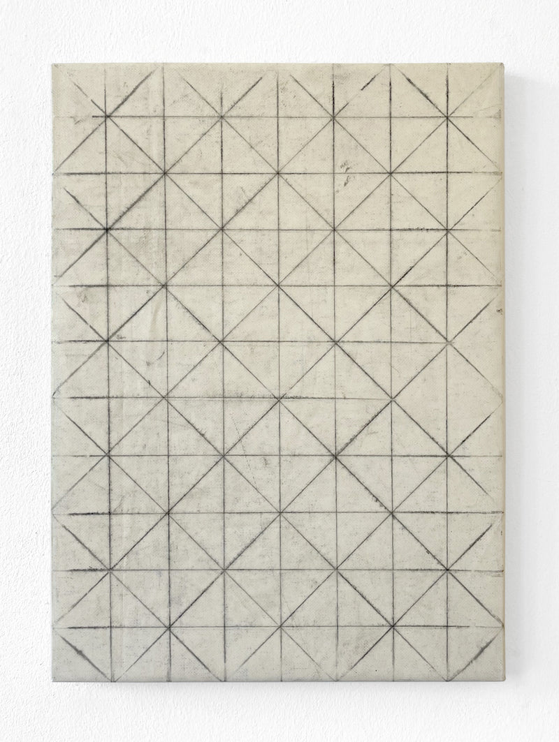 Erris Huigens, Chalk line grid 02, 2025