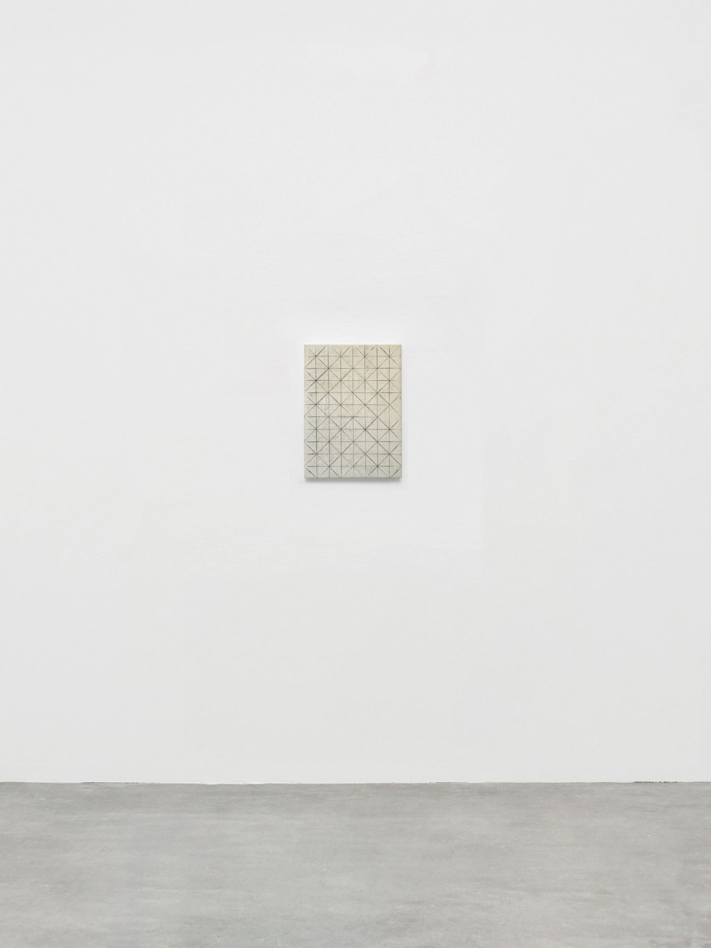 Erris Huigens, Chalk line grid 02, 2025