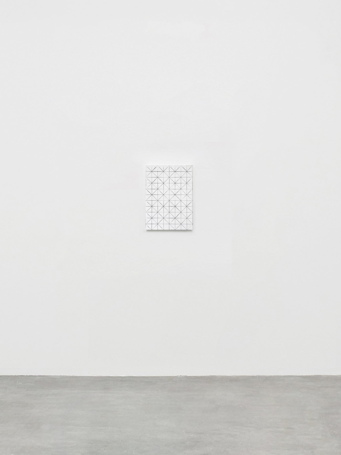 Erris Huigens, Chalk line grid 03, 2025